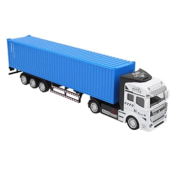 Amazon.co.jp: 1：48コンテナトラックのおもちゃ、建設トラック